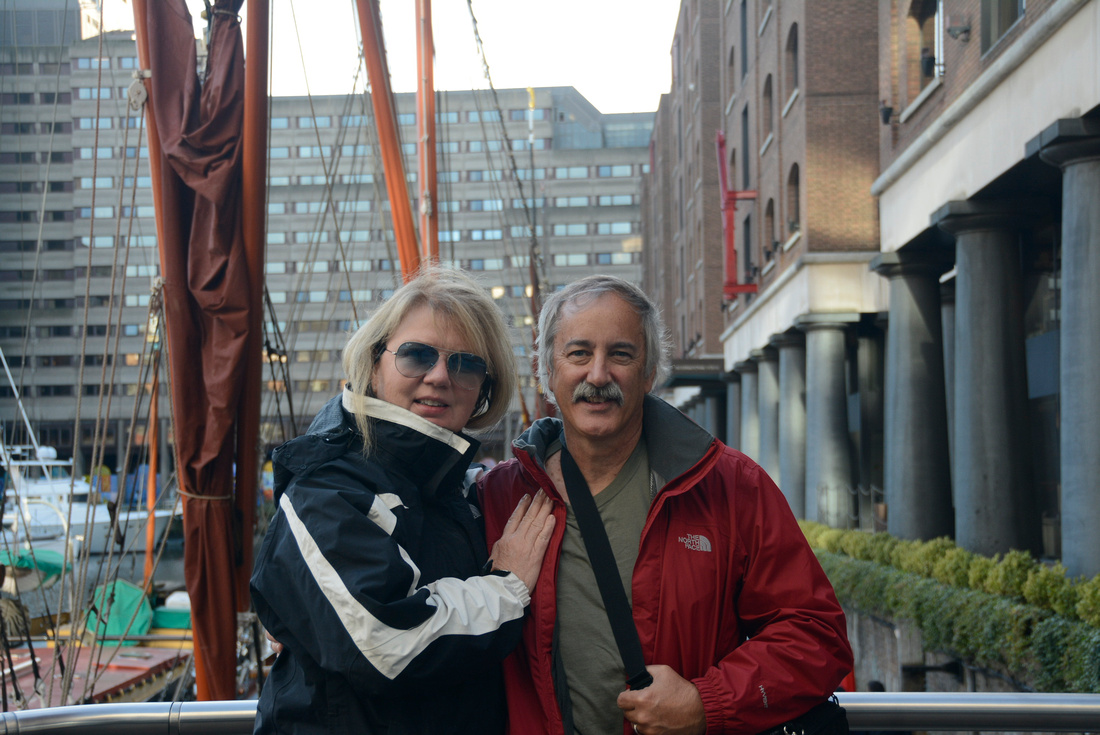 Gary and Ellie, London, St. Katherine's Dock, London